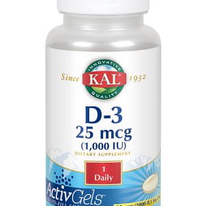 D-3, 25mcg, 200ct