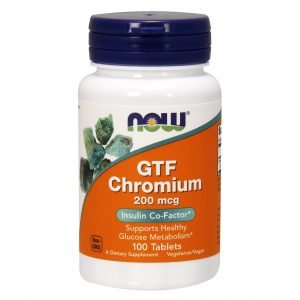 GTF CHROMIUM 200mcg  100 TABS