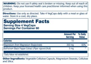 Solaray mag glycinate 240fb